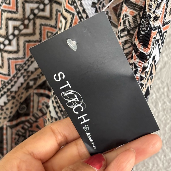 Chic Geometric Print Tunic Top - Picture 6 of 11